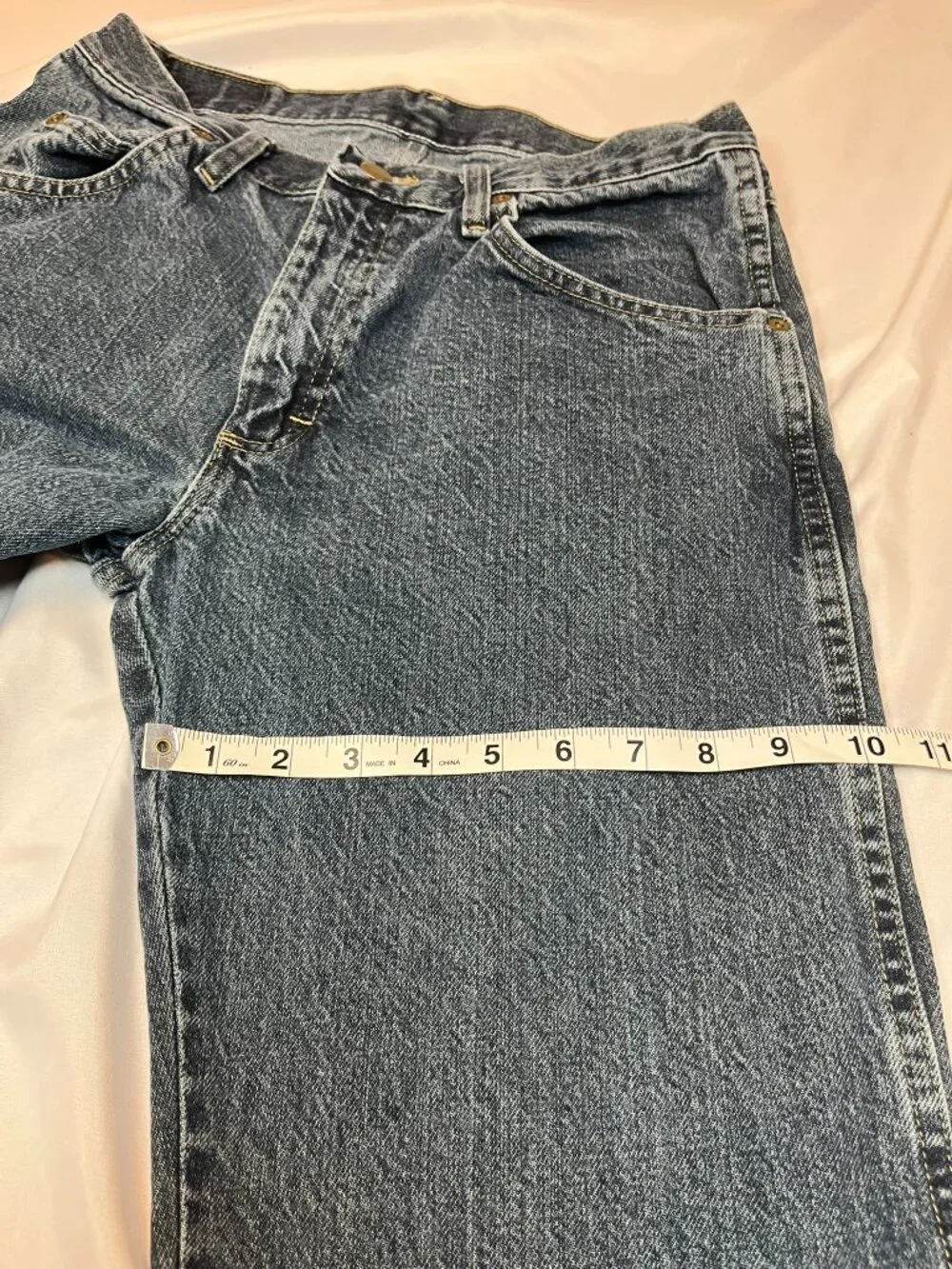 Wrangler 965T1QS Regular Fit Jeans Men's 31x30 Medium Wash Blue Denim Cotton